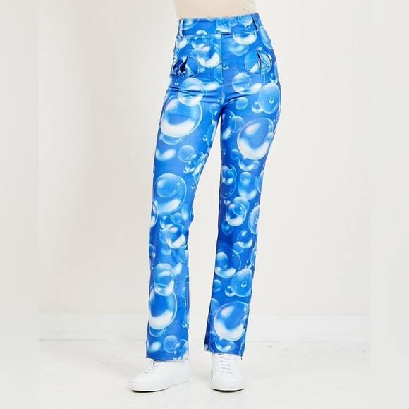 House of Sunny Flared Trousers 'FANTASIA' in Sky Blue (5) - Picture 2 of 10